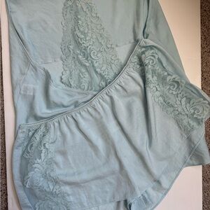 In bloom by Jonquil satin blue pajama set